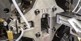 Dynacast die of a multi-slide die casting machine