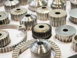 Assortment of aluminum metal parts for automotive applications
