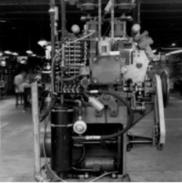 First die casting machine invented by Louis Morin