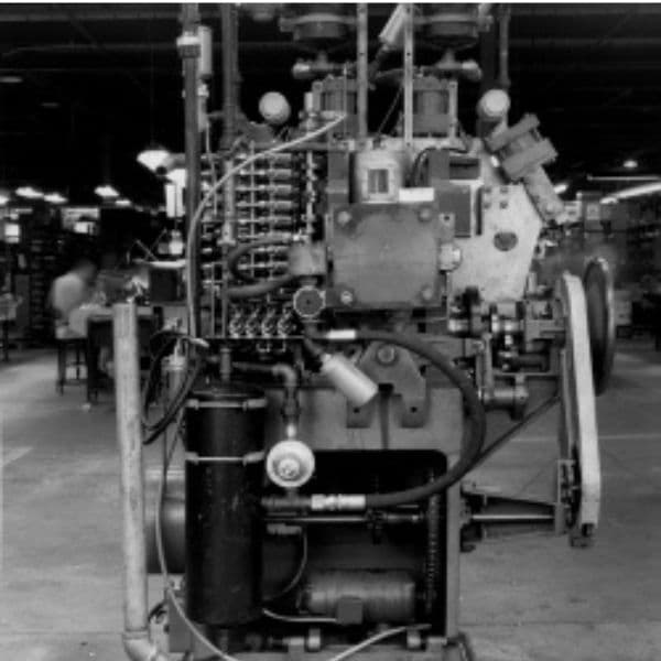 First die casting machine invented by Louis Morin