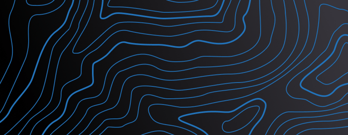 Black and Dynacast blue thermal map pattern